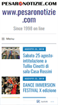 Mobile Screenshot of pesaronotizie.com